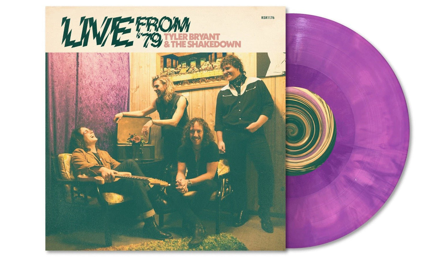 Tyler Bryant and The Shakedown - Live From '79 Autographed Purple Swirl - RECORD