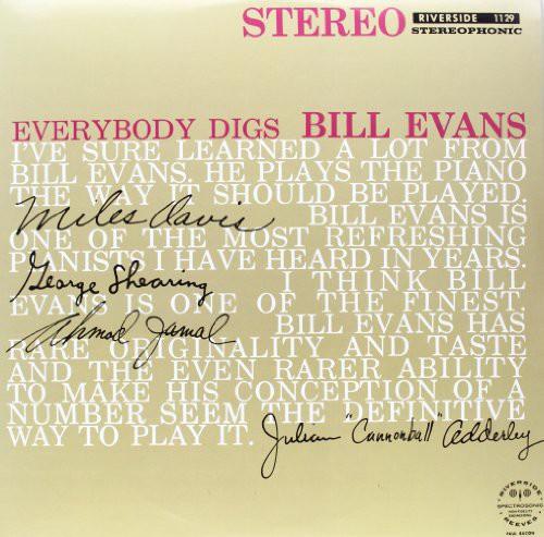 EVANS,BILL - EVERYBODY DIGS BILL EVANS - RECORD