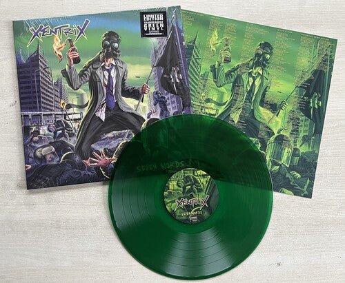 XENTRIX - SEVEN WORDS - TRANSPARENT GREEN - RECORD