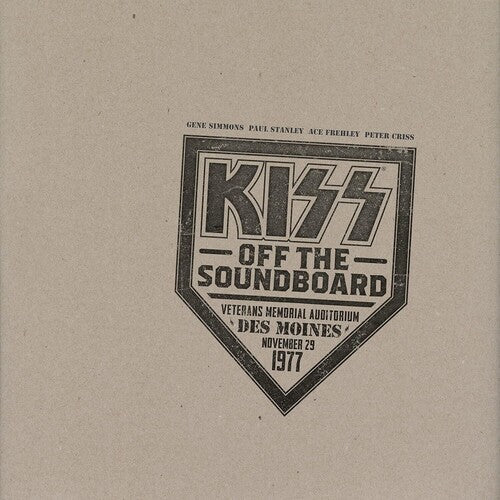 KISS - KISS OFF THE SOUNDBOARD: LIVE IN DES MOINES - RECORD