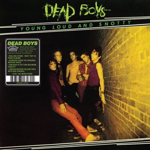 DEAD BOYS - YOUNG LOUD & SNOTTY - RECORD