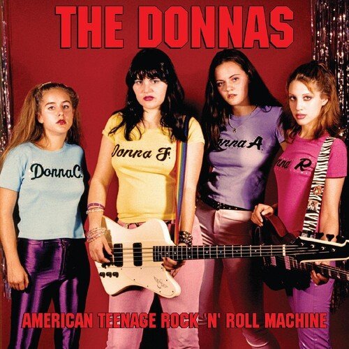 THE DONNAS - AMERICAN TEENAGE ROCK 'N' ROLL MACHINE Purple/Pink Swirl - RECORD