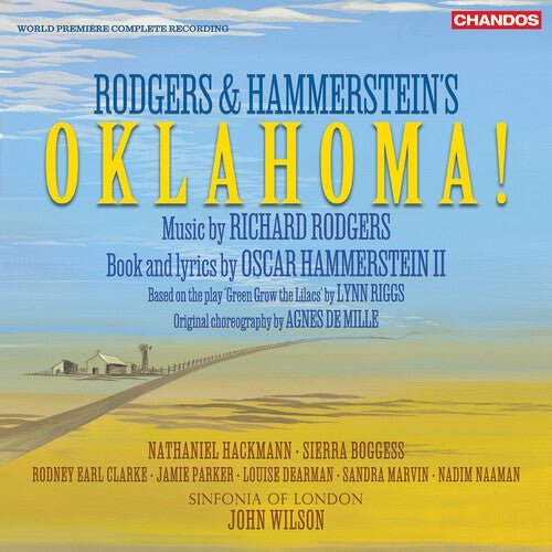 RODGERS / HACKMANN / BOGGESS - OKLAHOMA (COMPLETE ORIGINAL SCORE) - RECORD