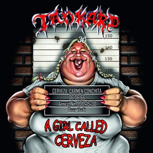 TANKARD - GIRL CALLED CERVEZA - WHITE/BLACK/RED - RECORD