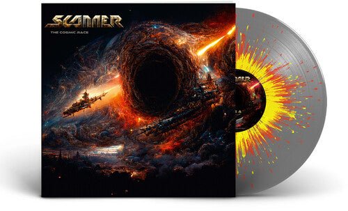 SCANNER - COSMIC RACE - SILVER/RED/YELLOW SPLATTER - RECORD