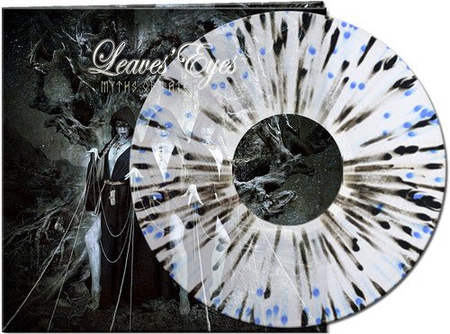 LEAVES' EYES - MYTHS OF FATE - BLUE/BLACK SPLATTER - RECORD