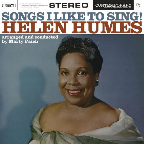 HUMES,HELEN - SONGS I LIKE TO SING (CONTEMPORARY RECORDS) - RECORD