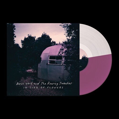 WEST,AARON & THE ROARING TWENTIES - IN LIEU OF FLOWERS - PURPLE & CLEAR SPLIT - RECORD