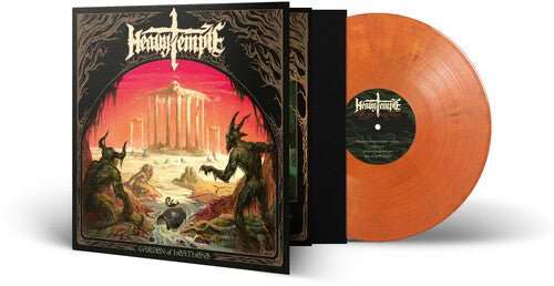 HEAVY TEMPLE - GARDEN OF HEATHENS - YELLOW/ RED/ BLACK MARBLE - RECORD