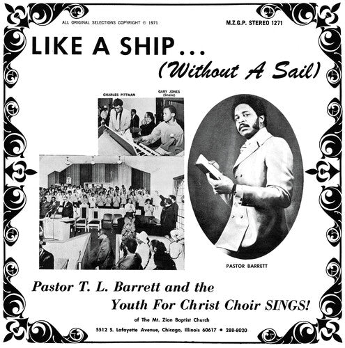 BARRETT,PASTOR T.L. / YOUTH FOR CHRIST CHOIR - LIKE A SHIP (WITHOUT A SAIL) - RECORD