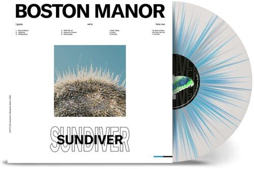 BOSTON MANOR - SUNDIVER - WHITE SKY BLUE GREY SPLATTER - RECORD