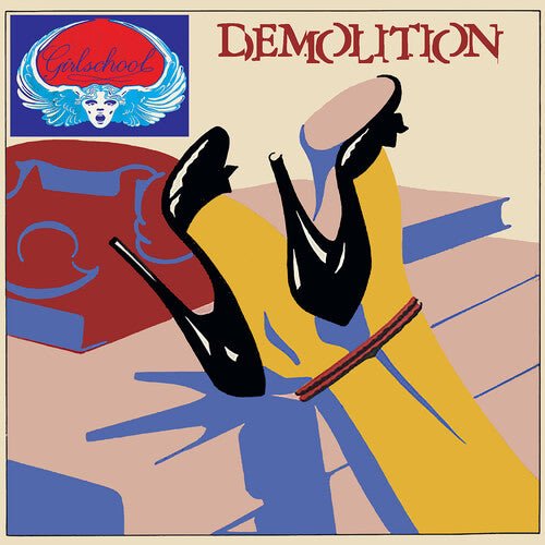 GIRLSCHOOL - DEMOLITION - YELLOW - RECORD