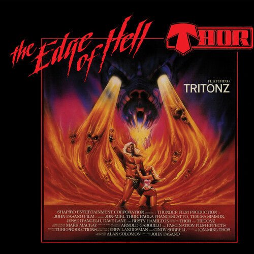 THOR - EDGE OF HELL - RED MARBLE - RECORD