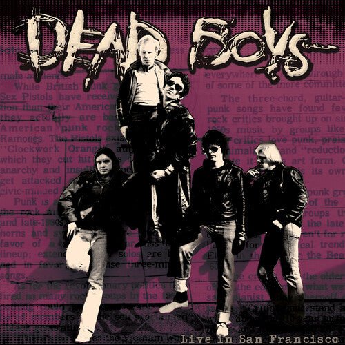 DEAD BOYS - LIVE IN SAN FRANCISCO - PURPLE MARBLE - RECORD