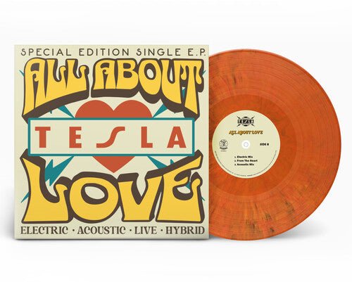 TESLA - ALL ABOUT LOVE - ORANGE - RECORD