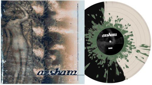 AZSHARA - ASHEN SKIES - HALF BLACK/HALF BONE W/ARMY GREEN - RECORD