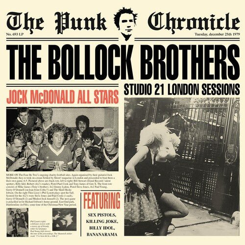 BOLLOCK BROTHERS - 21 STUDIO SESSIONS - RECORD