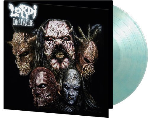 LORDI - DEADACHE Blue & White Marble - RECORD