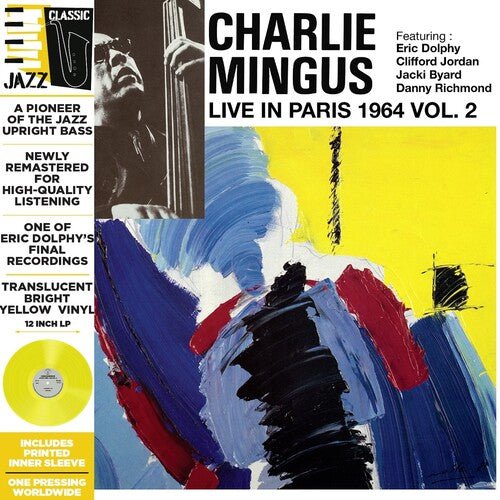 MINGUS,CHARLIE - LIVE IN PARIS 1964 VOL. 2 - TRANSLUCENT YELLOW - RECORD