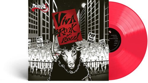 DERAPS - VIVA ROCK N' ROLL - RED TRANSPARENT - RECORD
