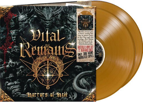 VITAL REMAINS - HORRORS OF HELL - DAMNATION GOLD - RECORD