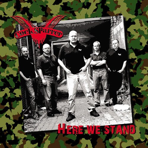 COCK SPARRER - HERE WE STAND - RECORD