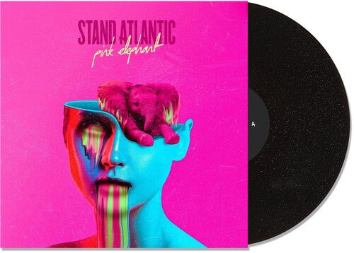 STAND ATLANTIC - PINK ELEPHANT - BLACK GLITTER - RECORD