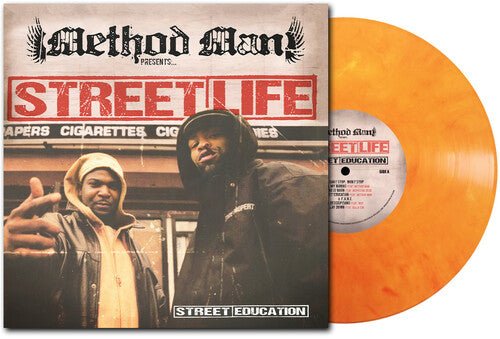 METHOD MAN PRESENTS STREETLIFE - STREET EDUCATION 20TH ANNIVERSARY - ORANGE MARBLE - RECORD