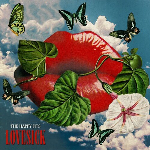 HAPPY FITS - LOVESICK (IEX) CLOUDY CLEAR WITH BLUE MARBLE - RECORD