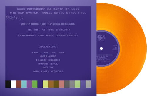 HUBBARD,ROB - C64 GREATEST SIDS: ART OF ROB HUBBARD - ORANGE - RECORD