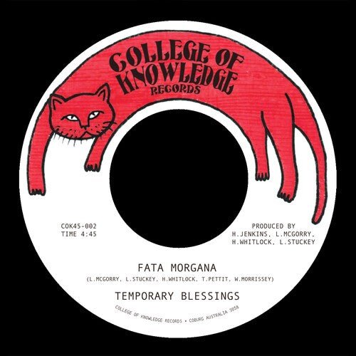 TEMPORARY BLESSINGS - FATA MORGANA B/W SILENCE LEAVES AN OPEN WOUND - RECORD