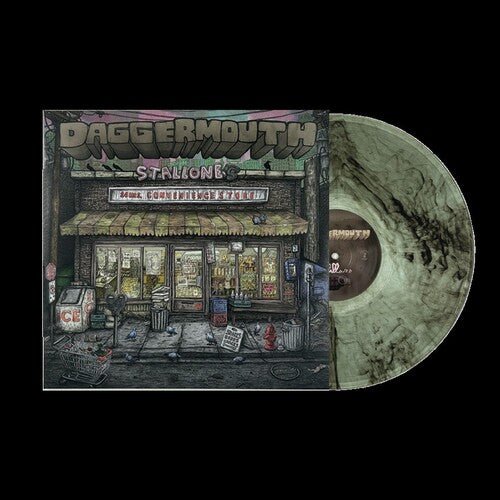 DAGGERMOUTH - STALLONE - COKE BOTTLE W/ BLACK SWIRL - RECORD