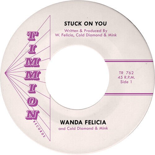WANDA FELICIA / COLD DIAMOND & MINK - STUCK ON YOU - PINK - RECORD