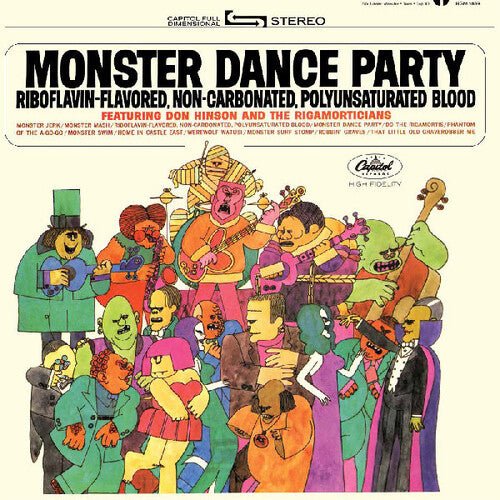 HINSON,DON & THE RIGAMORTICIANS - MONSTER DANCE PARTY - RECORD