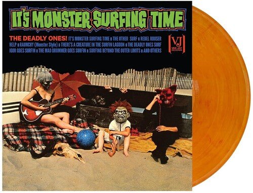 DEADLY ONES - IT'S MONSTER SURFING TIME (ALL-ANALOG) - RECORD