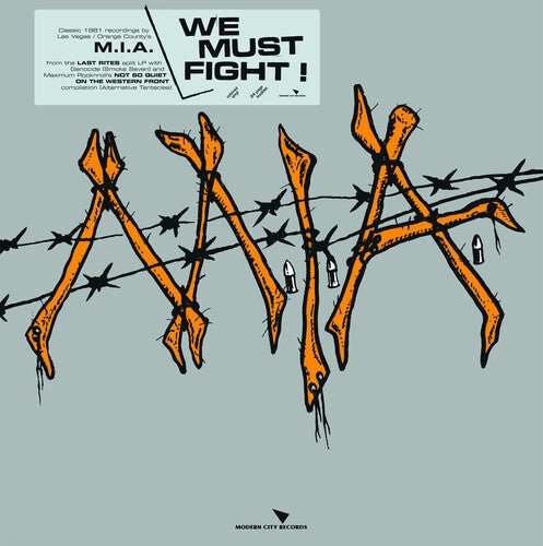 M.I.A. - WE MUST FIGHT - HAND-SCREENED COVER VERSION - RECORD