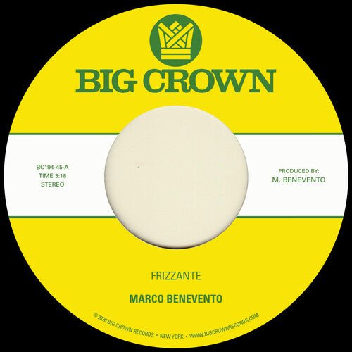 BENEVENTO,MARCO - FRIZZANTE B/W TURANDOT - RECORD