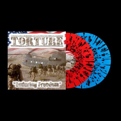 TORTURE - ENDURING FREEDOM - BLACK/BLUE/RED - RECORD