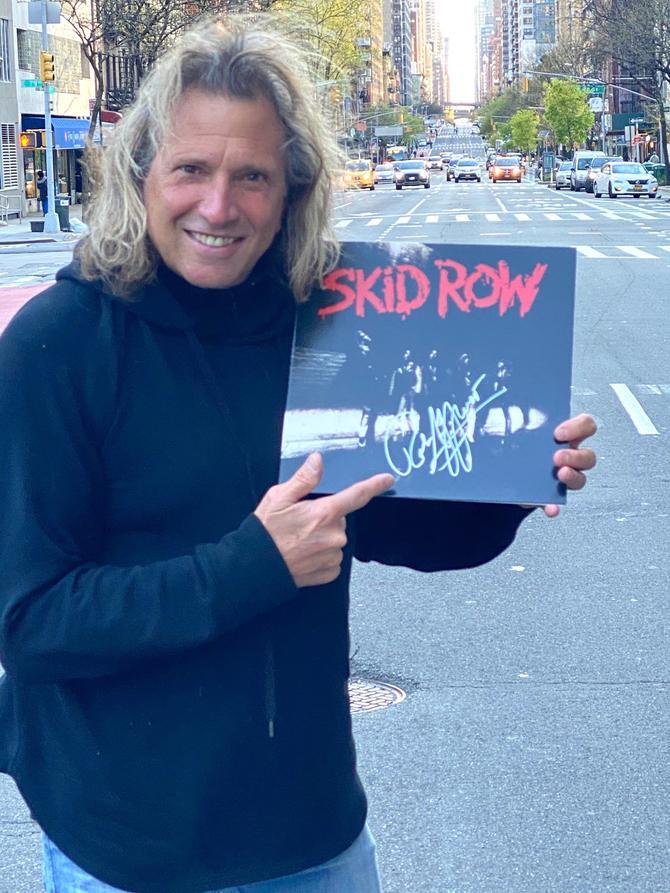 Rob Affuso Autographed and Inscribed "Play It Loud" Skid Row Purple - RECORD