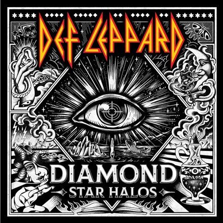 DEF LEPPARD - DIAMOND STAR HALOS - RECORD