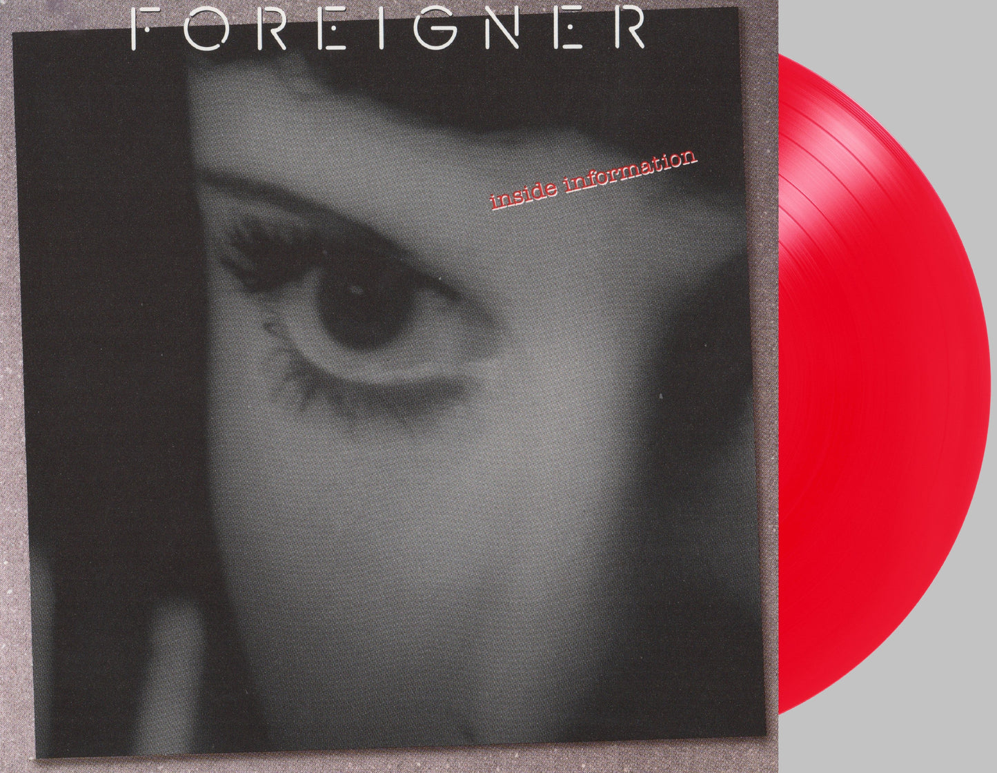 FOREIGNER - INSIDE INFORMATION Clear Red - RECORD