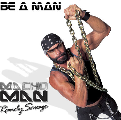MACHO MAN RANDY SAVAGE - BE A MAN - YELLOW/BLACK/PINK) - RECORD