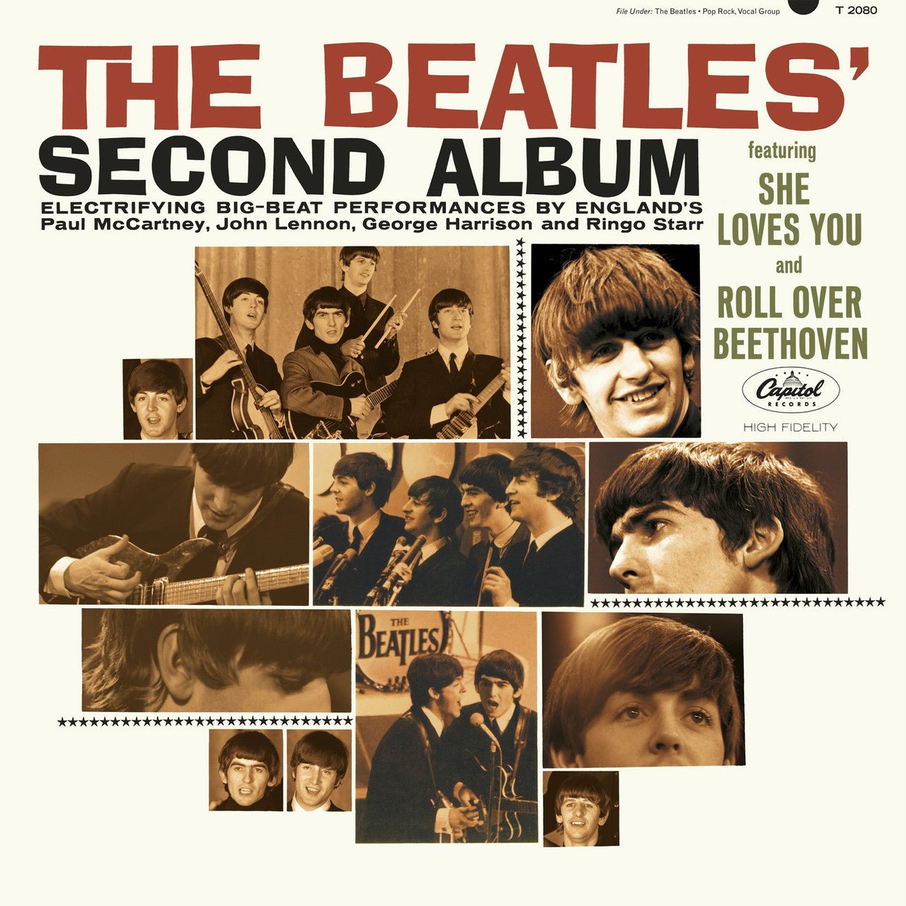 BEATLES - BEATLES SECOND ALBUM - RECORD