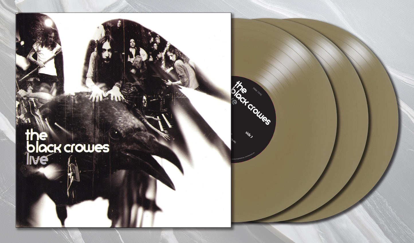 The Black Crowes - Live (Gold Metallic Vinyl/Limited Edition) 3 - RECORD