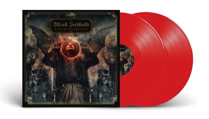 BLACK SABBATH - LIVE IN THE USA 1974 RED - RECORD