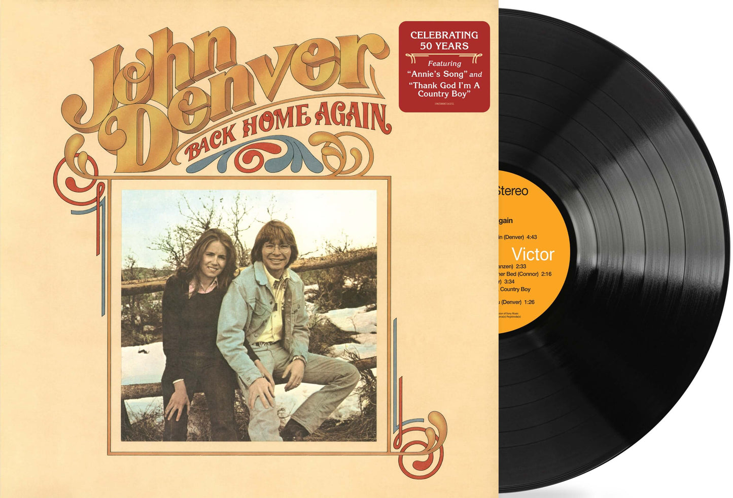DENVER,JOHN - BACK HOME AGAIN - RECORD