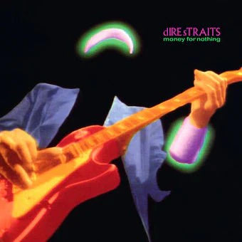 DIRE STRAITS - MONEY FOR NOTHING Green - RECORD