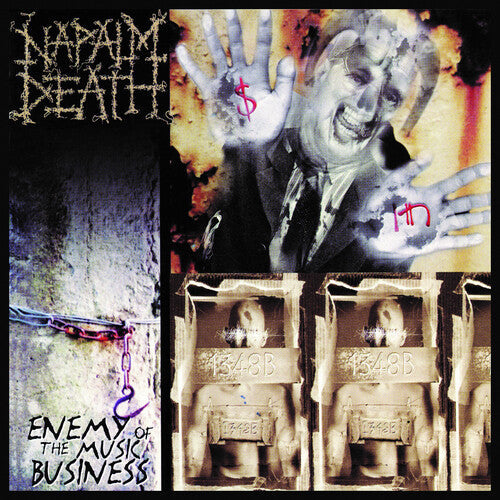 NAPALM DEATH - ENEMY OF THE MUSIC BUSINESS Yellow - RECORD