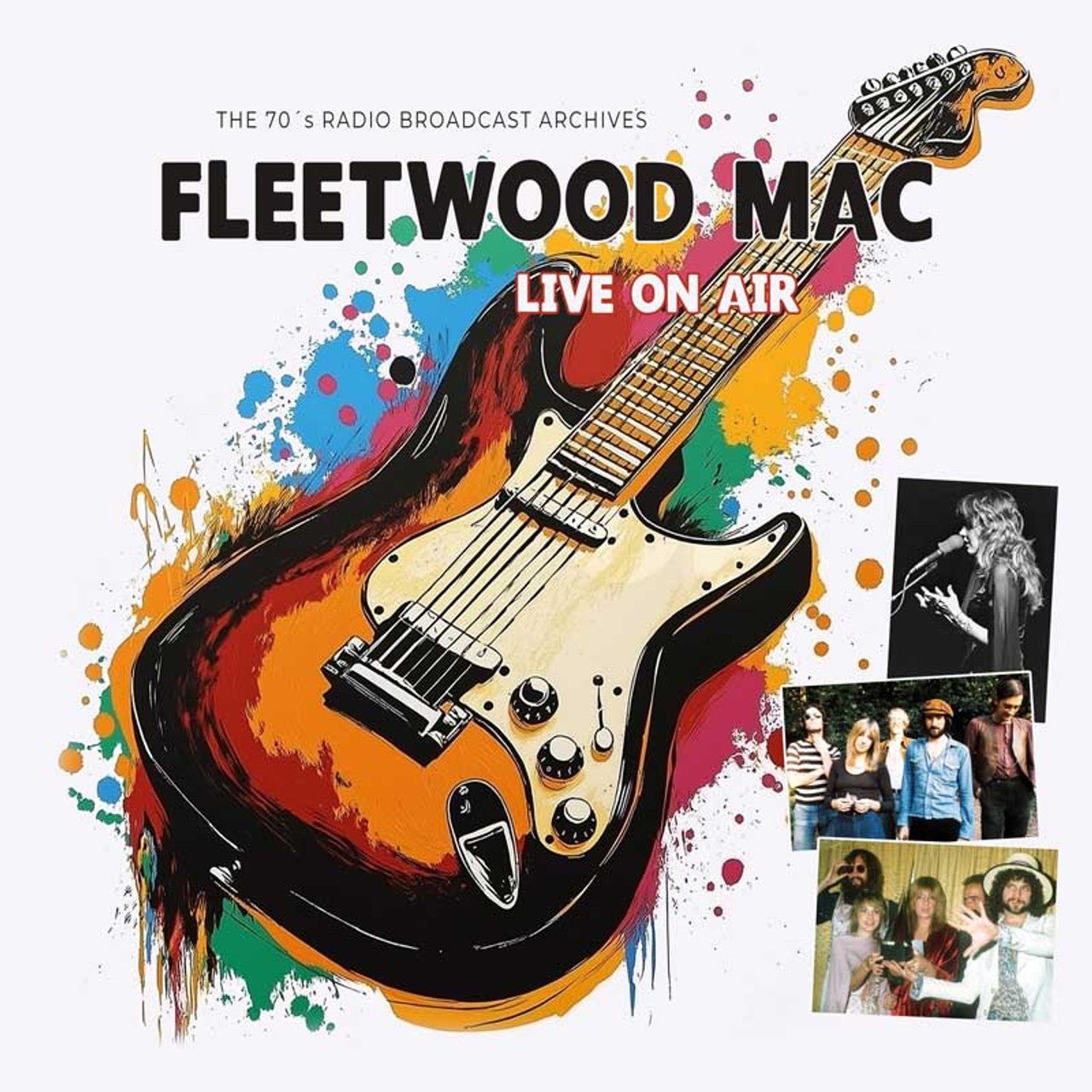 FLEETWOOD MAC - LIVE ON AIR WHITE - RECORD
