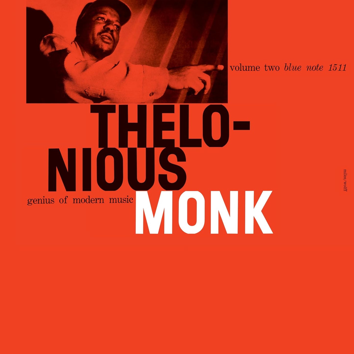 MONK,THELONIOUS - GENIUS OF MODERN MUSIC VOL. 2 - RECORD